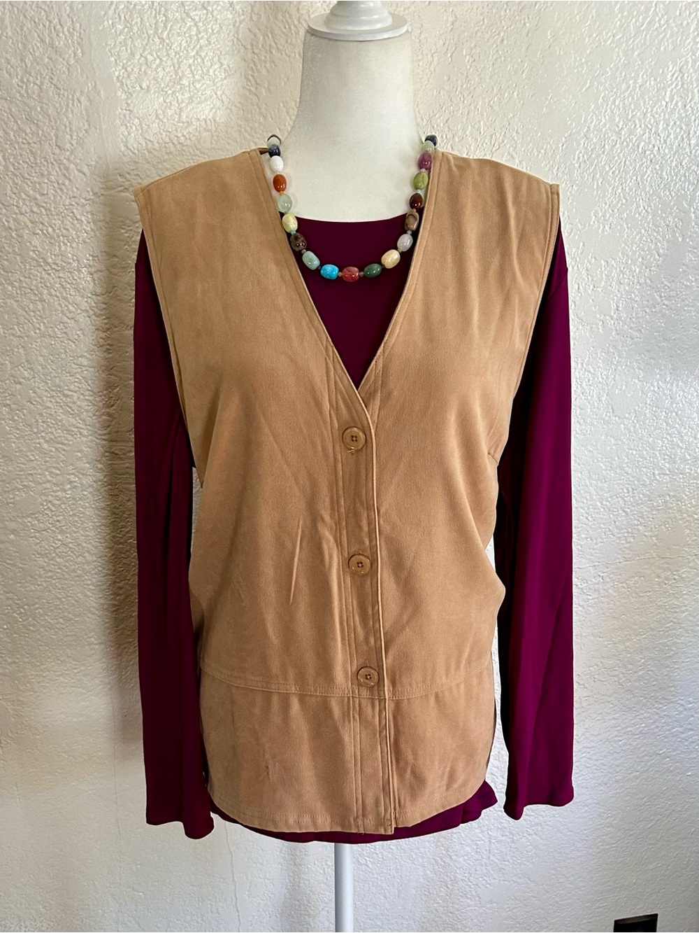 Denim & Co moleskin vest